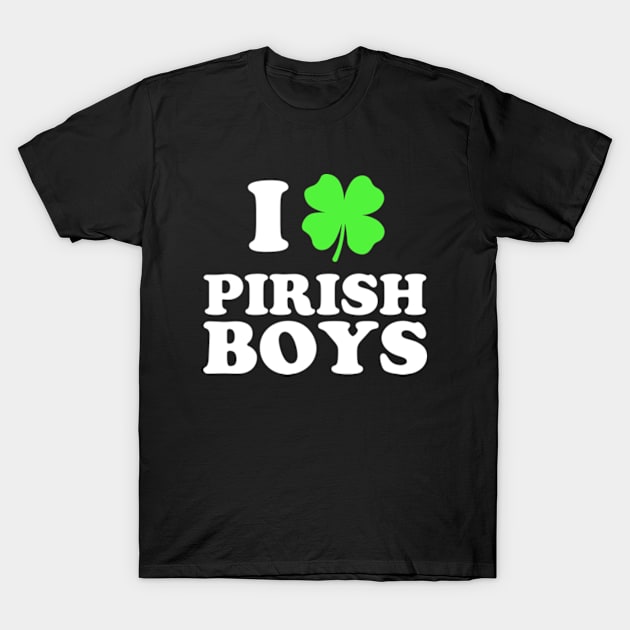 I Love Pirish Boys T-Shirt by GreenCraft